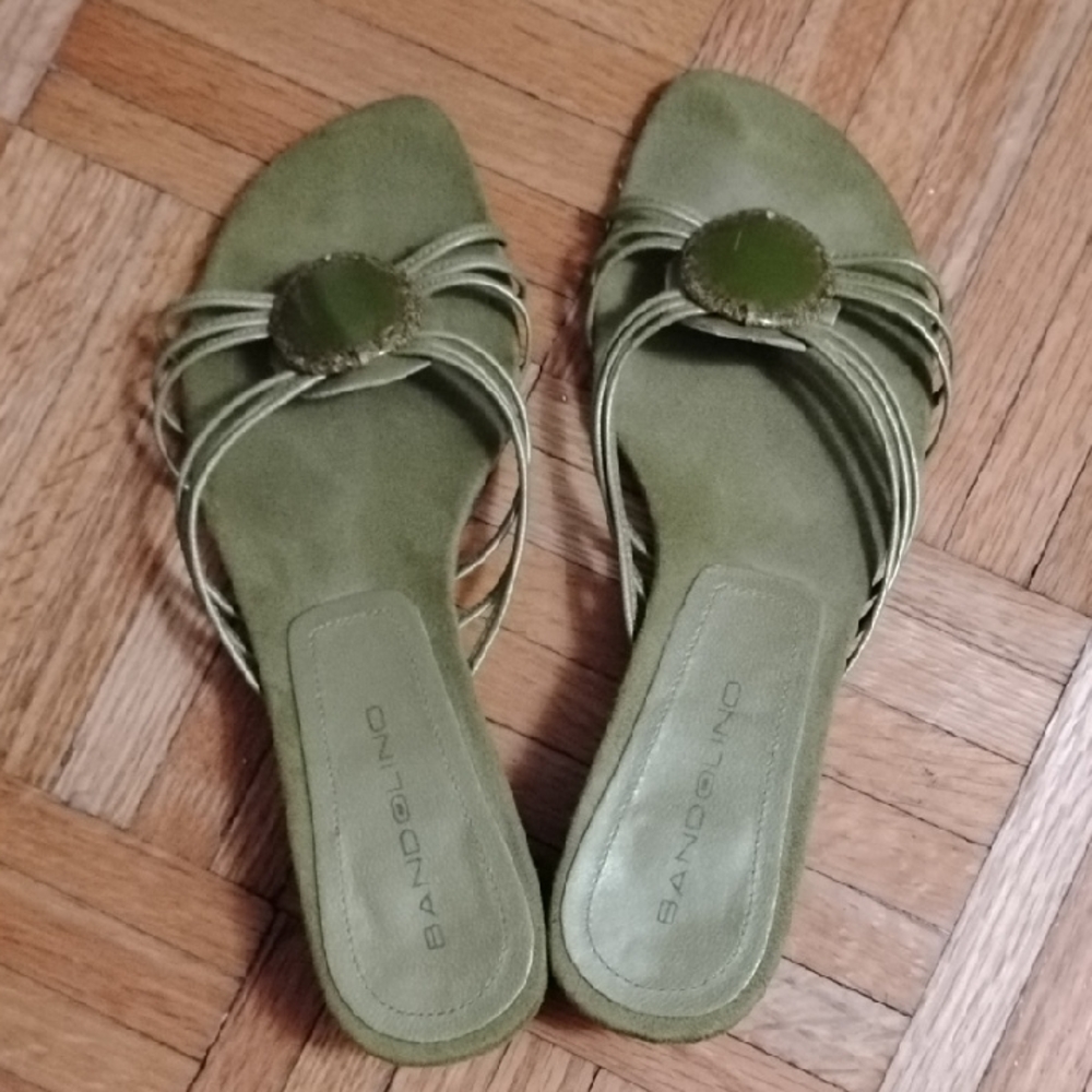 Bandolino Olive Green Women's Sandals